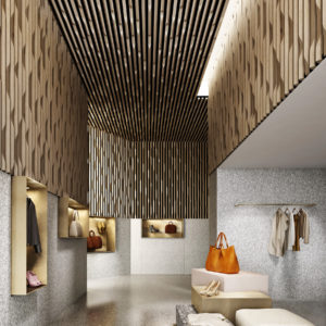 Plafond linea 3D Bamboo Wave – Laudescher