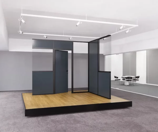 Cloison aluminium Ligne AZ® Cloisons 78mm - Tiaso