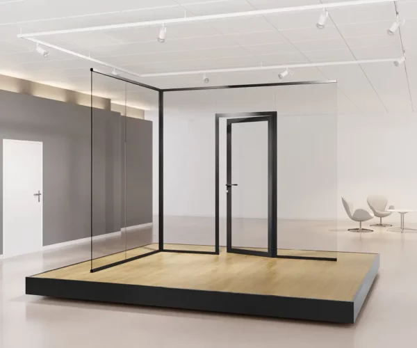 Cloison aluminium Ligne J AZ® Cloisons 40mm - Tiaso