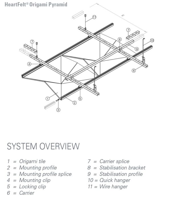 HeartFelt® Origami Pyramid - Hunterdouglas – Image 2