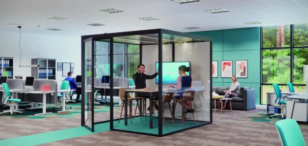 Cloison aluminium Ligne ILOT Box de bureaux - Tiaso – Image 3