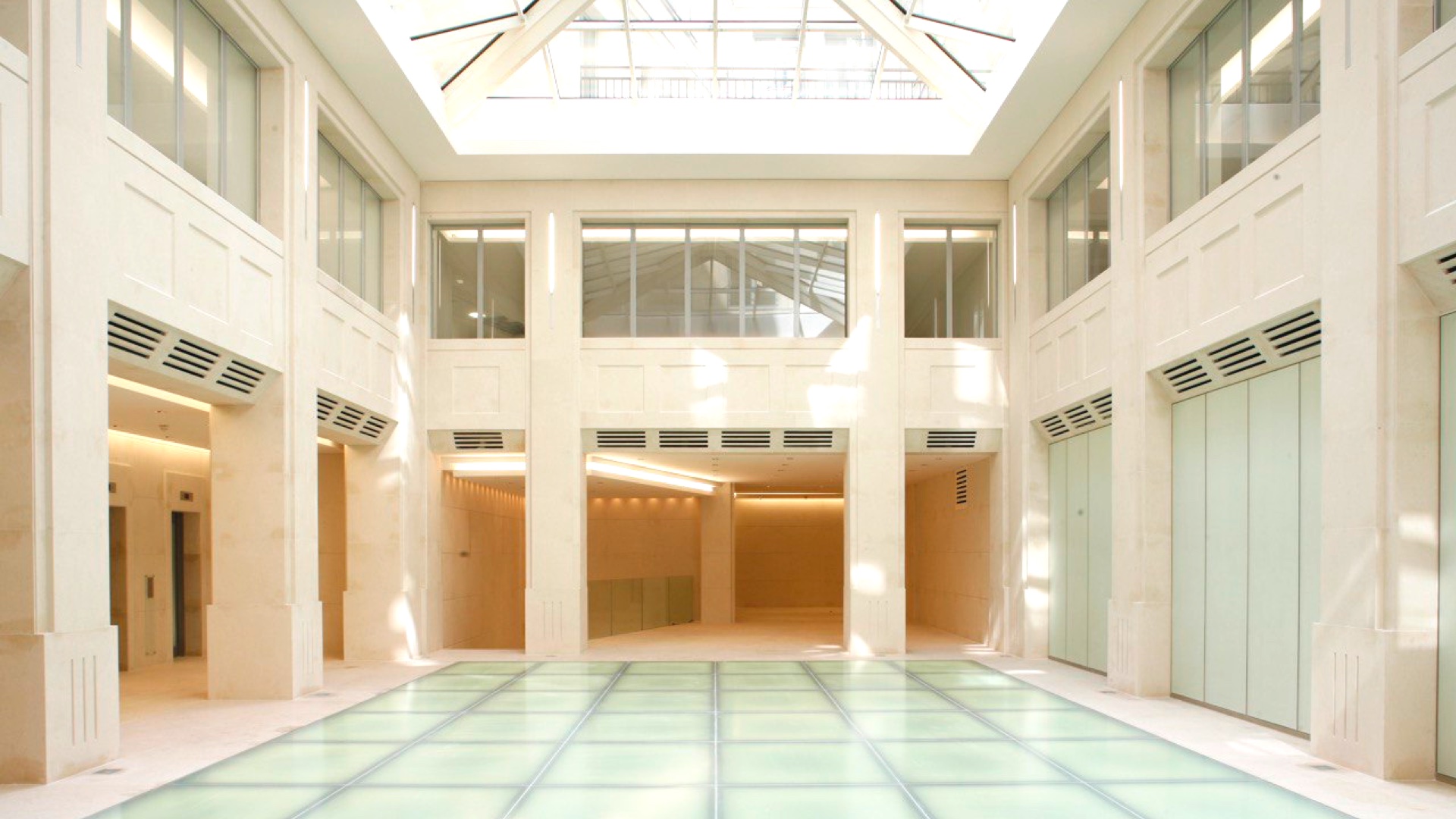 plancher coupe feu vitré acier