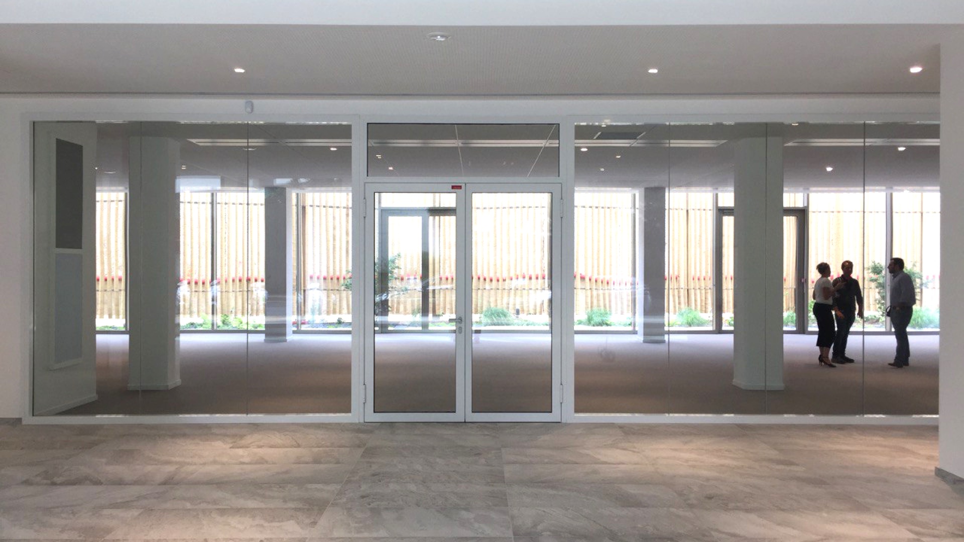 porte coupe feu vitrée double vantaux acier 01