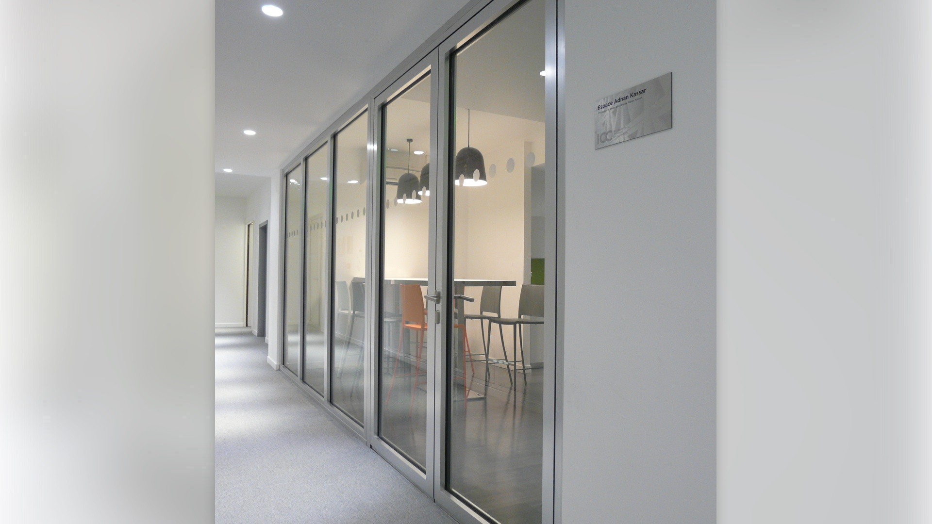 porte coupe feu vitrée simple vantail aluminium